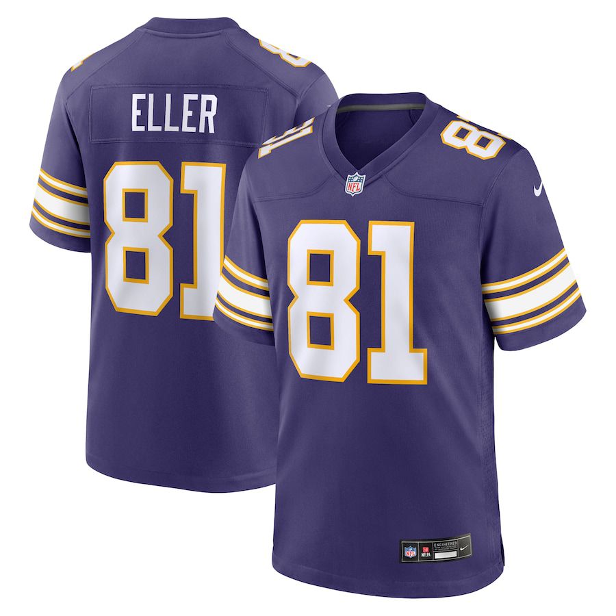 Men Minnesota Vikings #81 Carl Eller Nike Purple Classic Retired Player NFL Jersey->minnesota vikings->NFL Jersey